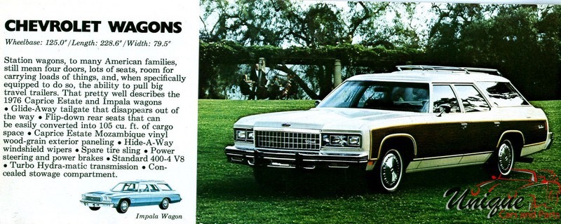 1976 Chevrolet Full-Line Brochure Page 4